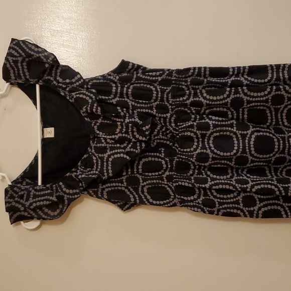Old Navy black with gray sleeveless midi dress - Picture 1 of 6